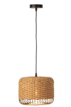 J-Line Plafondlamp Metaal Naturel