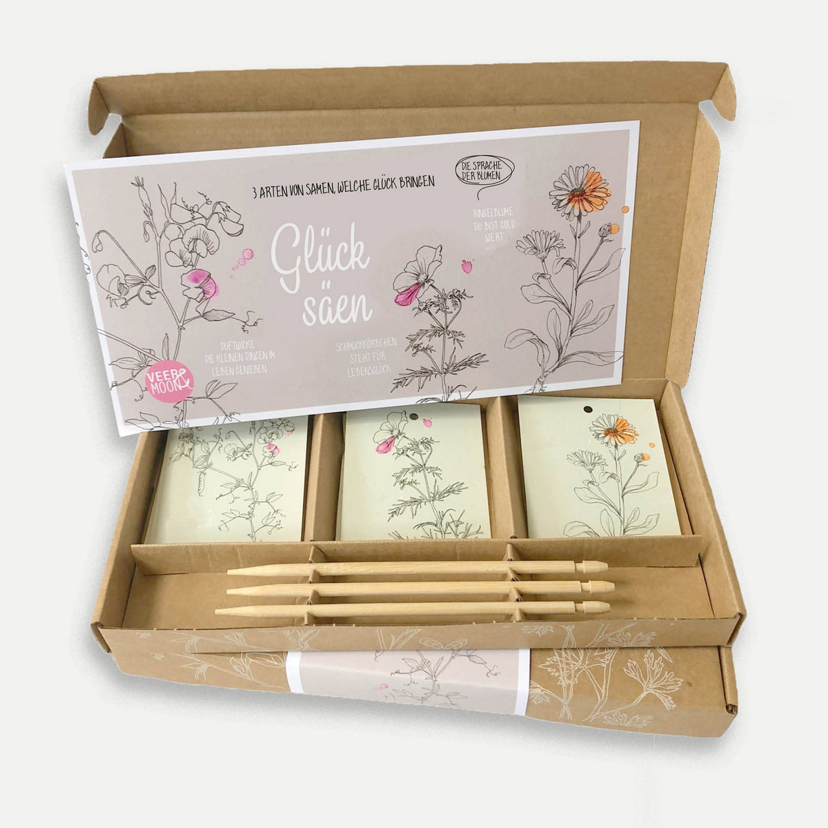 Geschenkdoos gelukzaaien