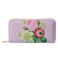 Portemonnee 10x19 cm Roze Polyester Bloemen