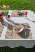 Placemat unpun - zeegras - 33x45 cm, beige