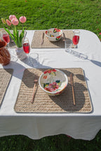 Placemat unpun - zeegras - 33x45 cm, beige