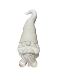 Polyresin kabouter hart wit