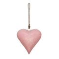 Kersthanger Hart 20x6x20 cm Roze IJzer