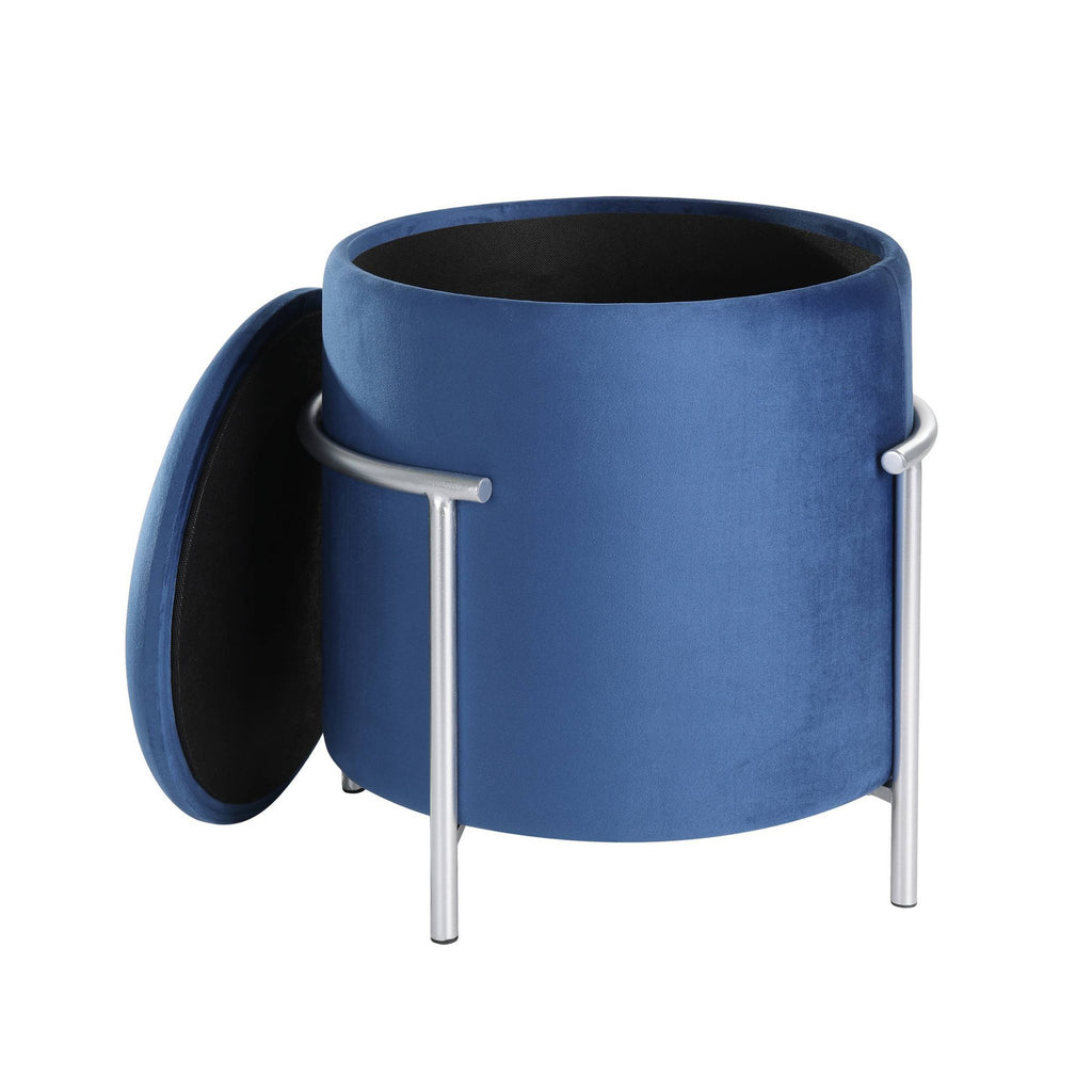 Hocker Mashike Blauw 41x46 cm