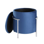 Hocker Mashike Blauw 41x46 cm