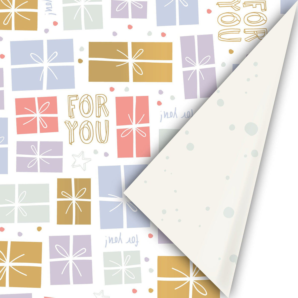 Happy Wrapping - Rollen cadeaupapier - 10 stuks