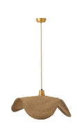 J-Line hangende Lamp Moon - jute - naturel - medium