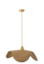 J-Line hangende Lamp Moon - jute - naturel - medium