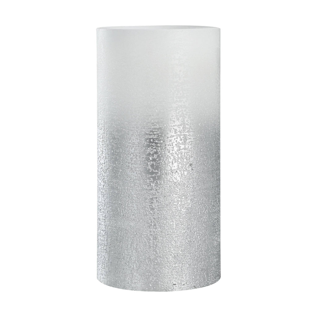 LED Kaars Amboriala Zilver 8x15 cm