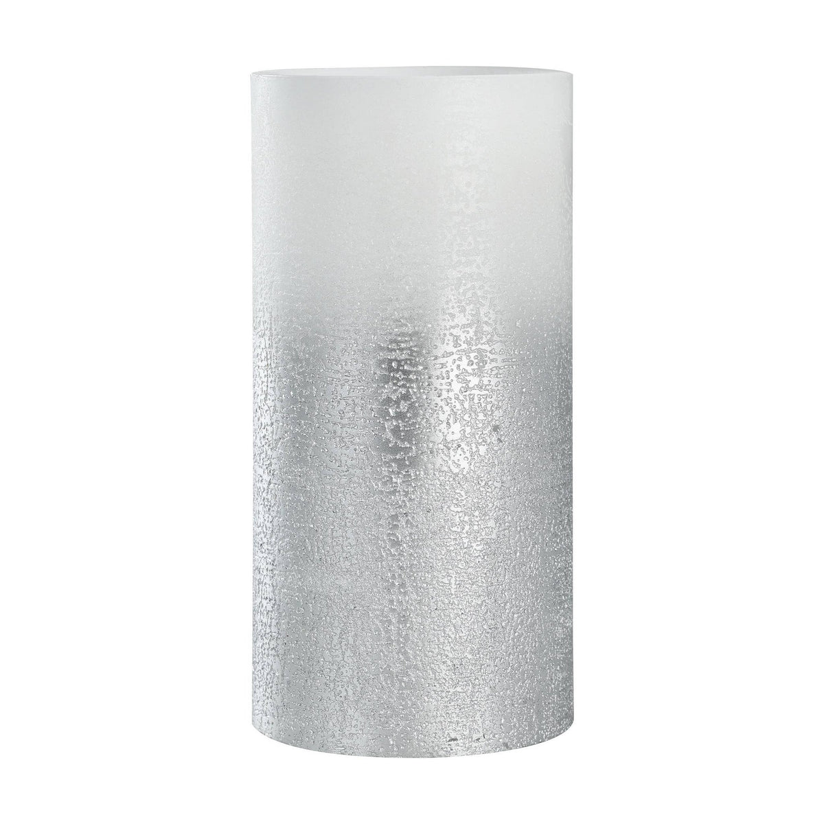 LED Kaars Amboriala Zilver 8x15 cm