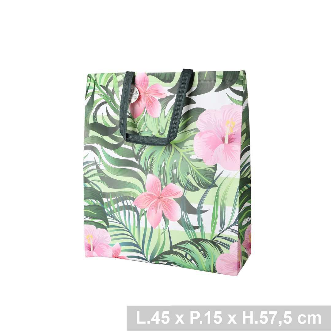 Shopper - Tropisch Bloemen - 24 Stuks