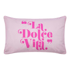 Dolce Vita Outdoor kussen roze 30 x 50 cm