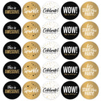 Let's Party cadeaustickers op rol - 500 stuks