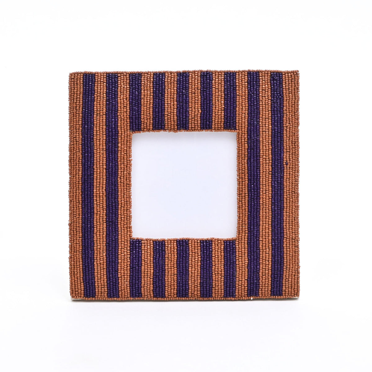 Fotolijst - Royal Plum & Cacao kralen - 4x4 Inch