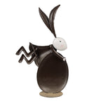 Decoratie Beeld Konijn 56 cm Wit Metaal