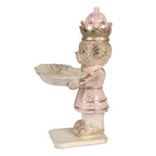 Decoratie Beeld Beer 14x13x24 cm Beige Kunststof
