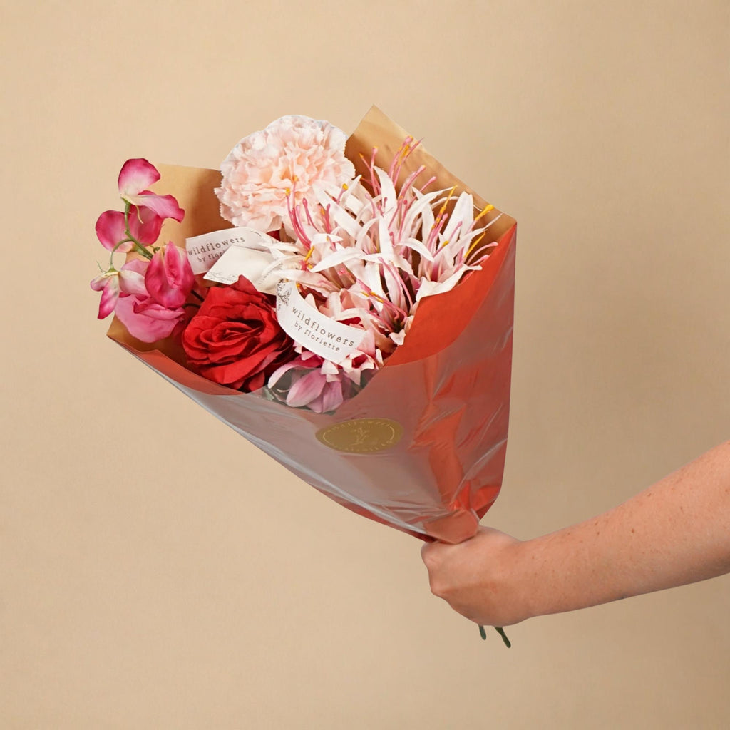 Classic Artificial Bouquet - Red Allure