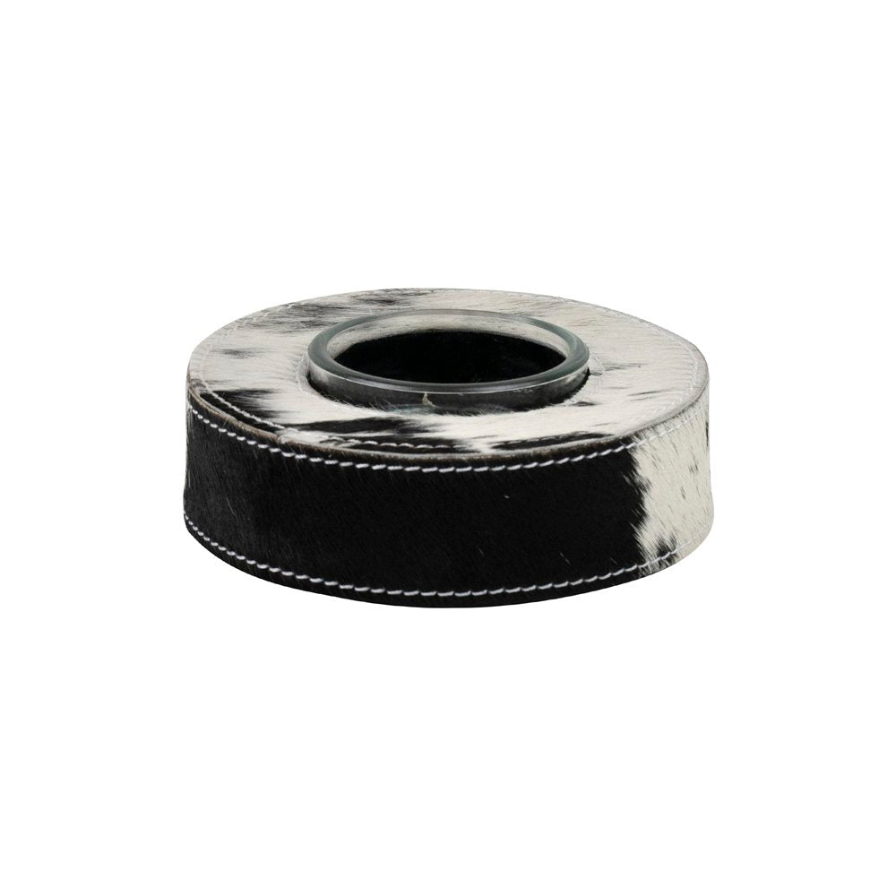 Windlicht koe zwart 13cm*