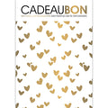 Cadeaubonnen Solo Hearts goud/wit – 25 stuks