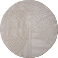 Vloerkleed Ella Beige Rond ø280 cm