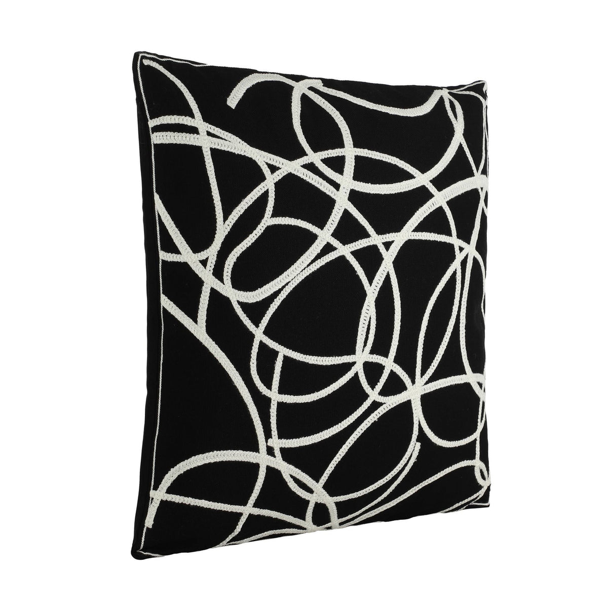 Kussen Chevery Zwart 45x45cm