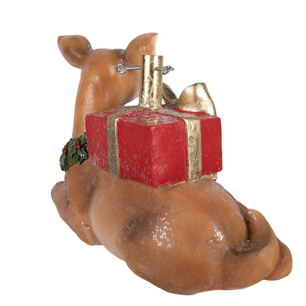 Kerstboom Standaard Hert 57x25x39 cm Bruin Kunststof