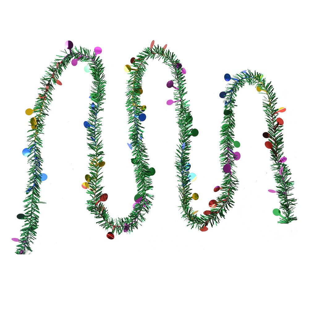 Kerstslinger Guirlande set van 12 450 cm Groen Kunststof