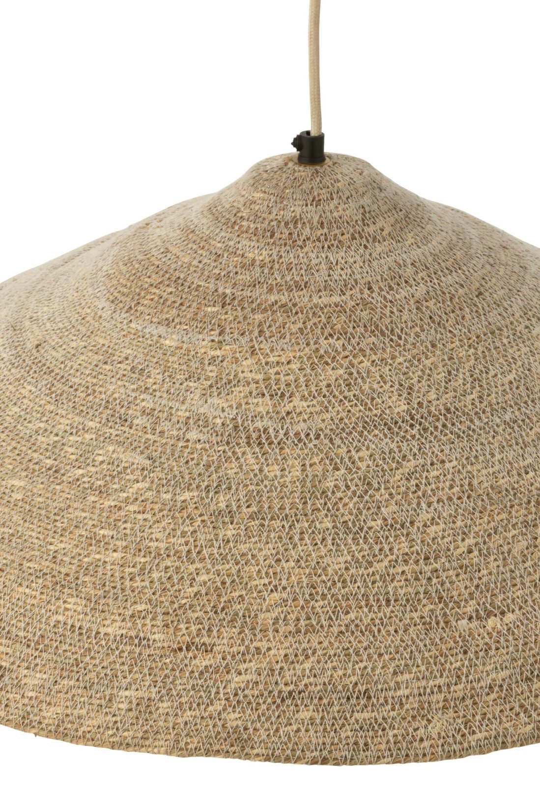 J-Line hangende Lamp Hoed Moonj - jute - licht naturel - small