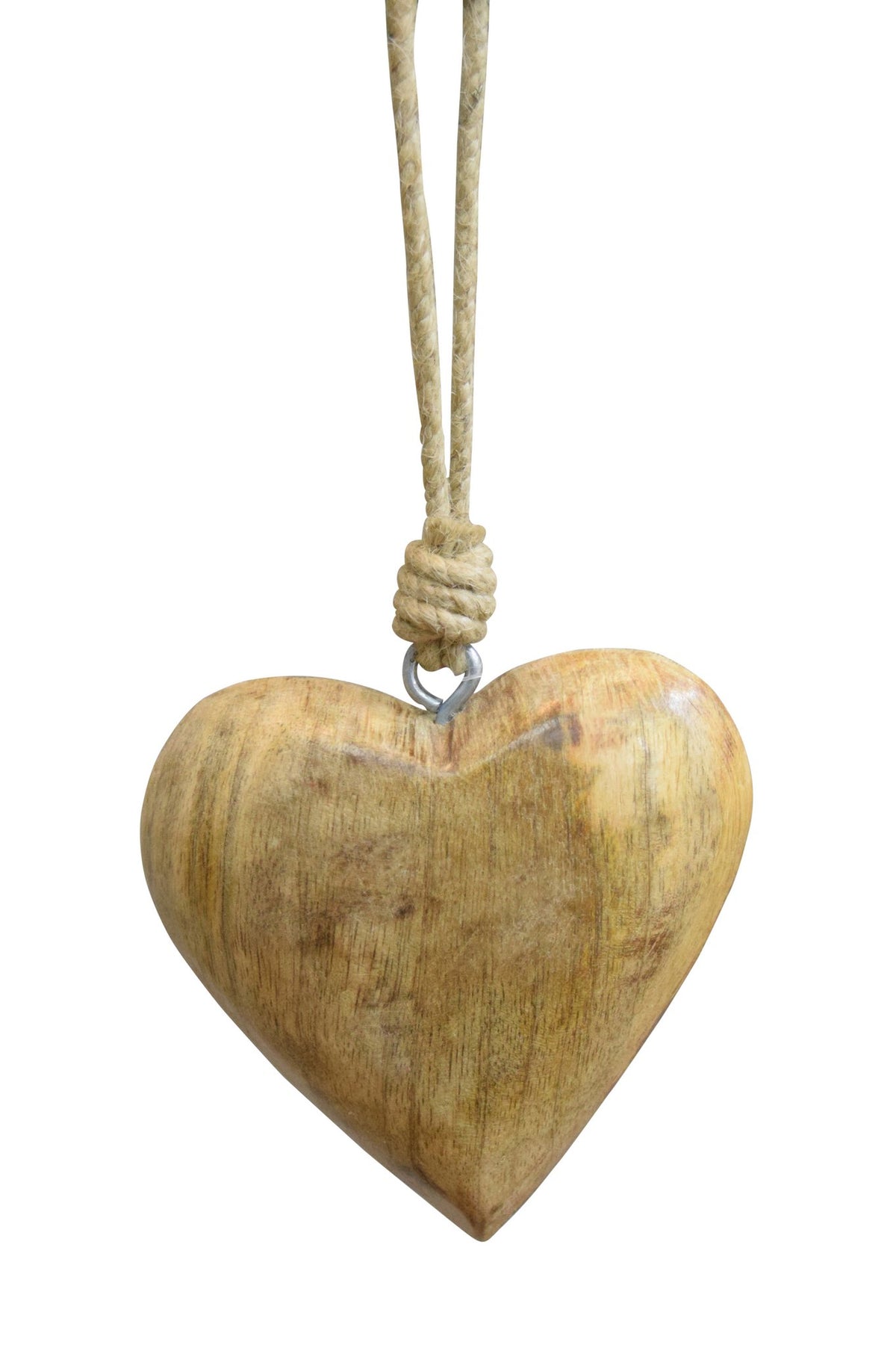 Hart Mangohout met touw 10cm
