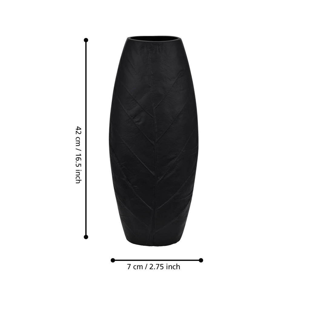 Vaas Midsalip Zwart 17x7x42cm