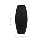 Vaas Midsalip Zwart 17x7x42cm