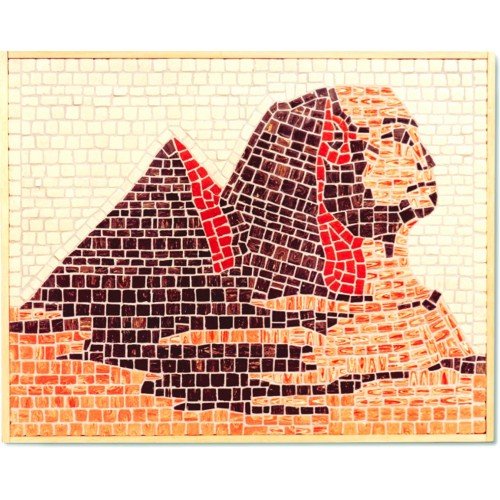 Mozaïek Piramide Egypte- Steen