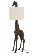 J-Line lamp Giraf - polyresin - donkerbruin