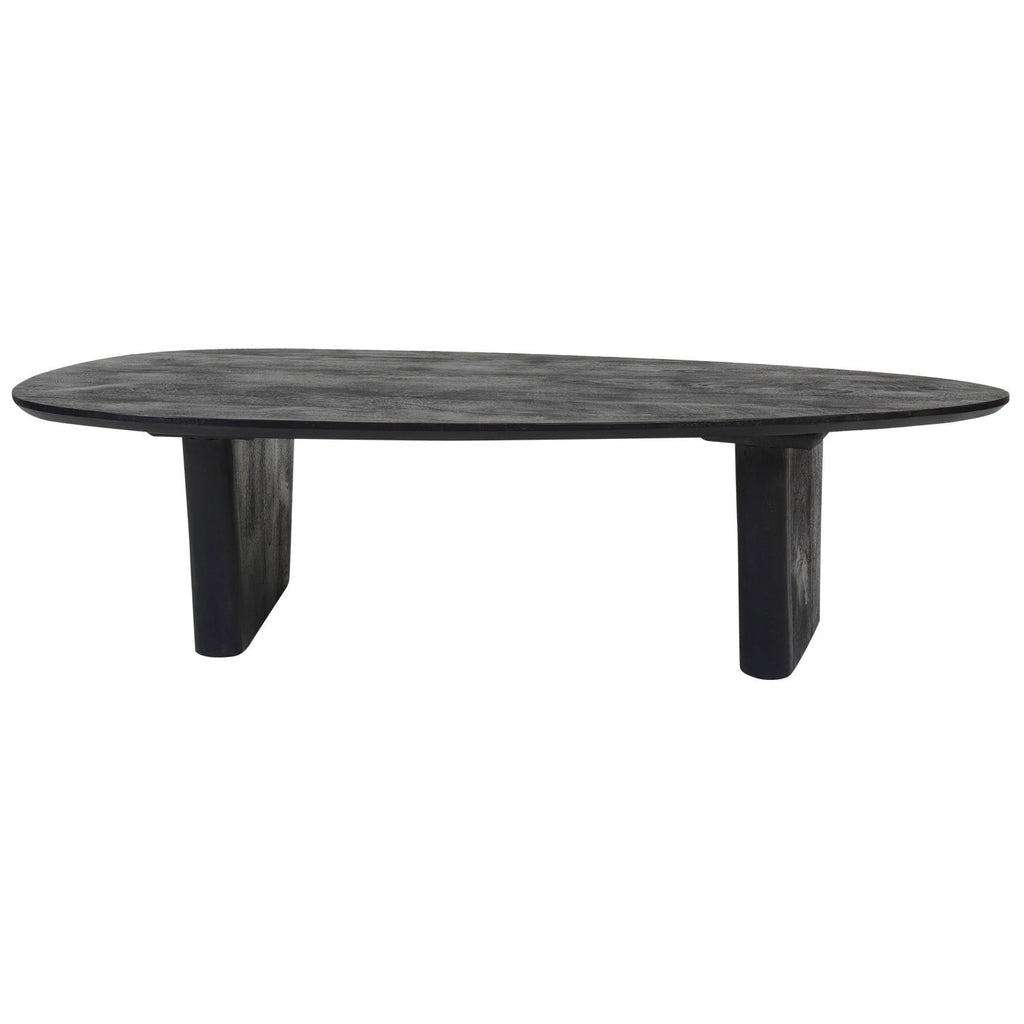 Salontafel Rudo 135 x 75 cm - Zwart Mangohout