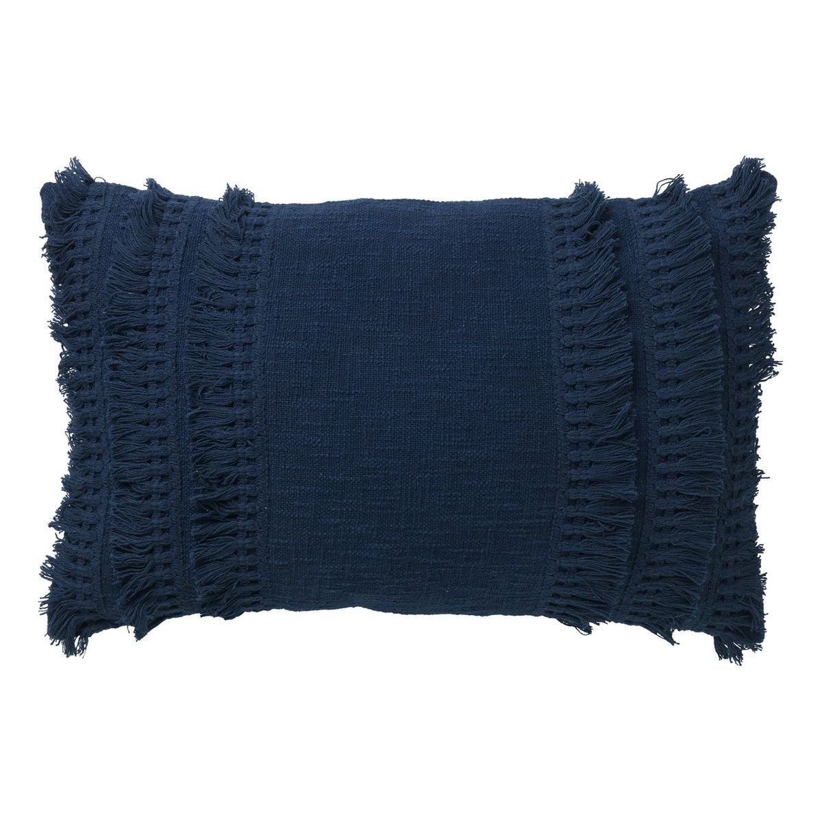 Nederlands Decor Fara - Cushion Cotton 40x60 cm Insignia Blue - Blauw