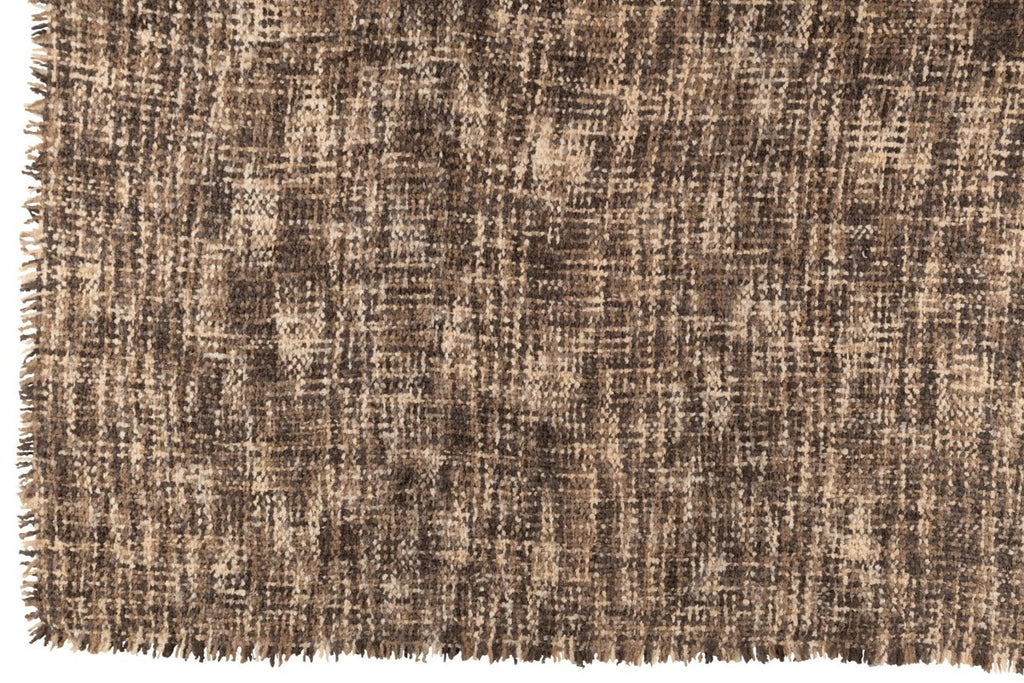 J-Line Plaid tweed - katoen - bruin/beige - 180 x 130 cm