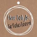 Cadeau kaartjes - Hartelijk gefeliciteerd - 20 stuks