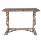 Sidetable 125x39x92 cm Bruin Hout Wandtafel