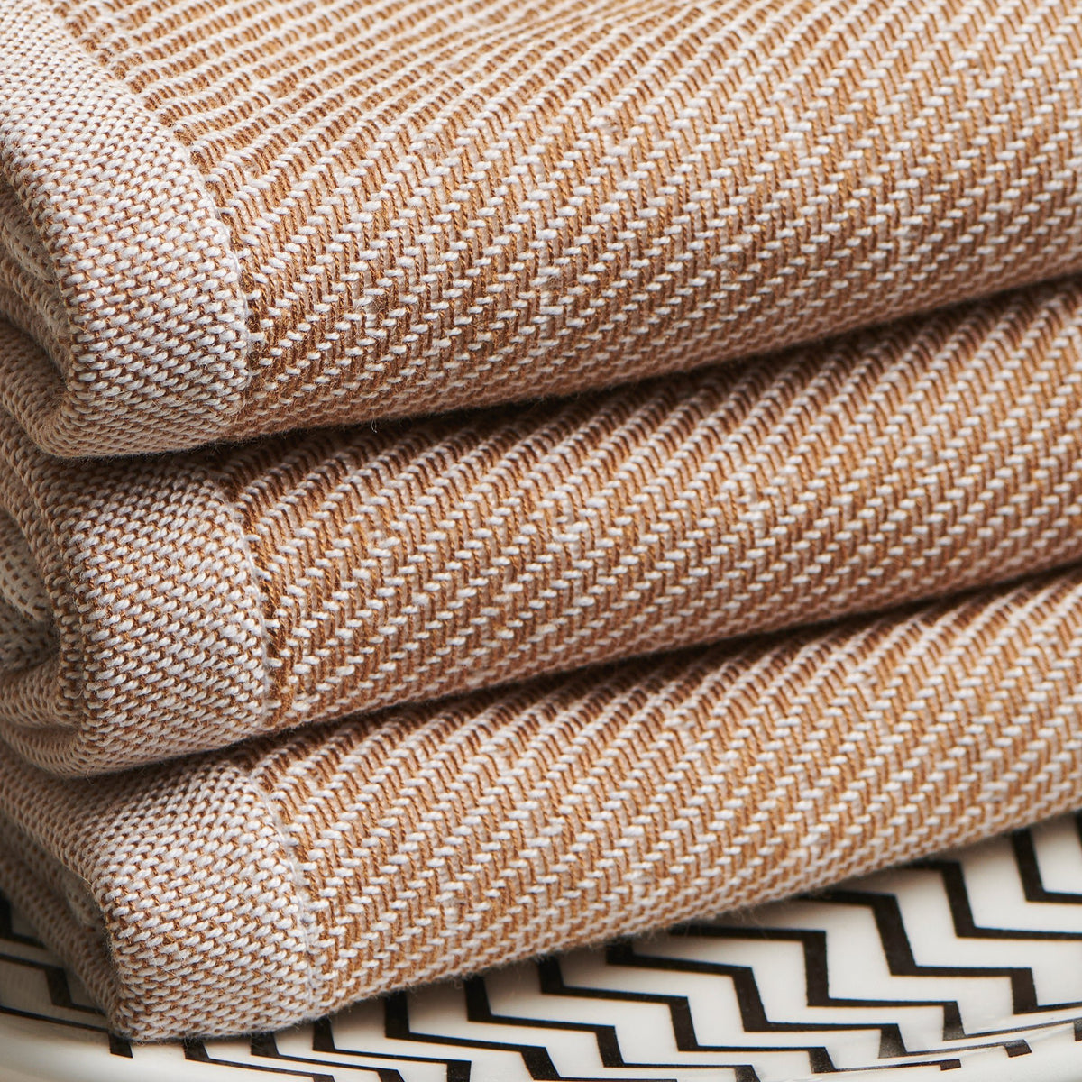 Katoenen bamboe hamam badstof handdoek - Eco-vriendelijk