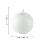 LED Kaars Leskino Wit 10x10cm