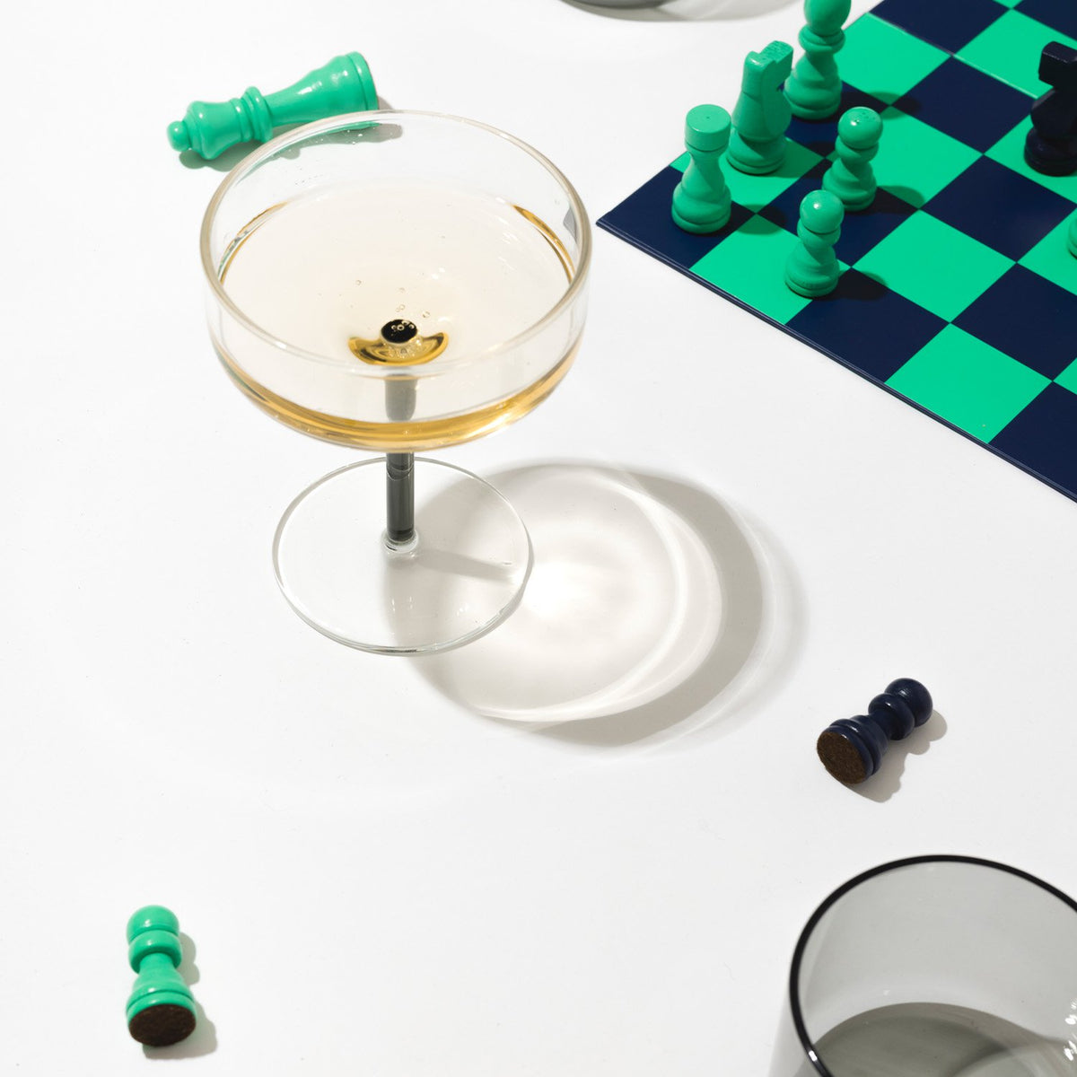 Champagneglas 20cl coupe grijs Fizz - Set van 2