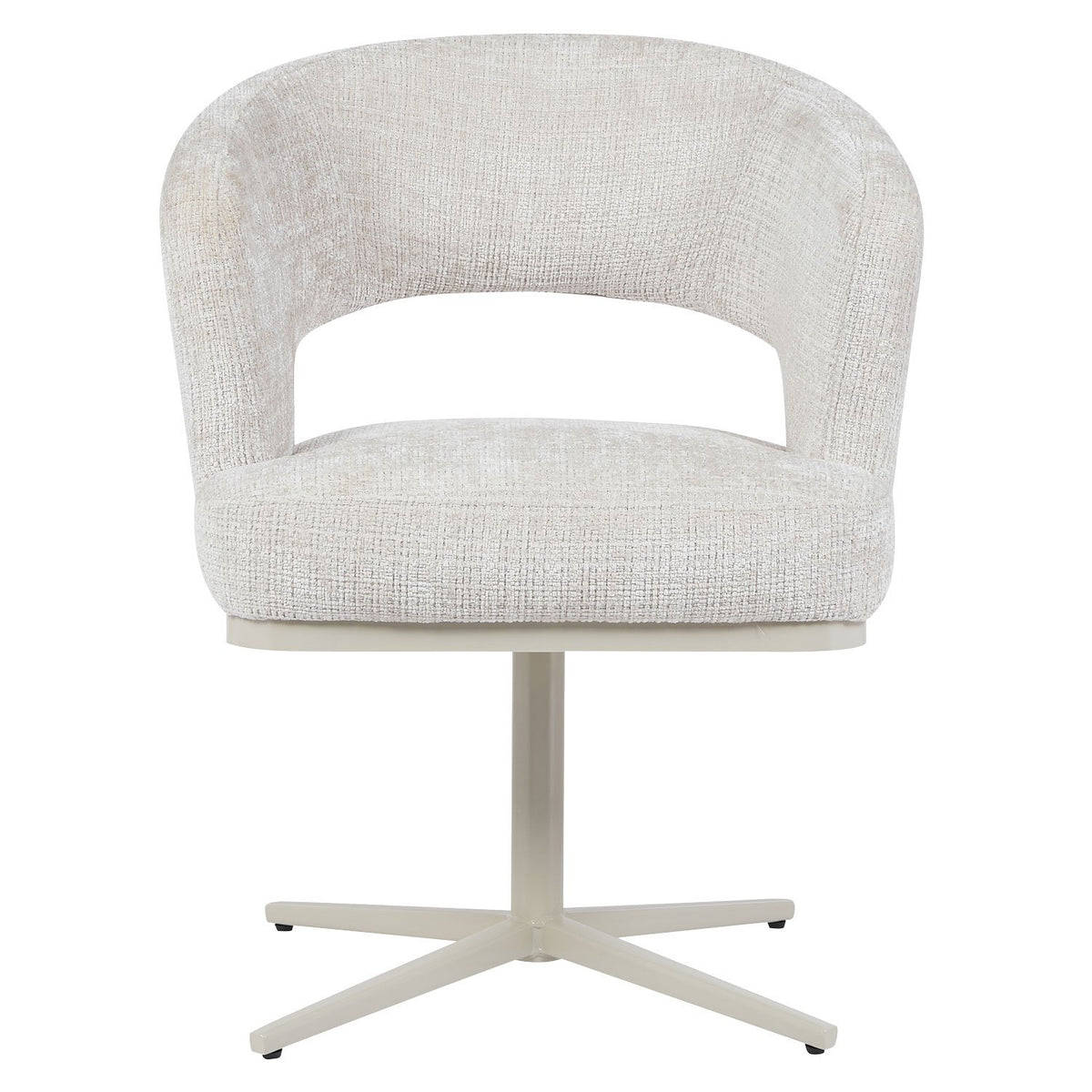 Eetkamerstoel Melina Naturel - Beige onderstel