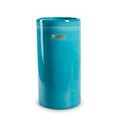 Zzing cilinder 'duncan' blauw h31 d15 cm