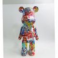 Polyresin beer 50cm kleurrijk