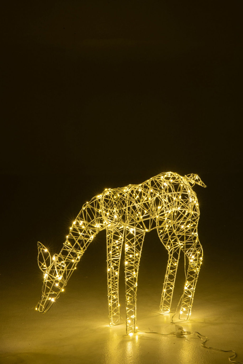 J-Line Ledfiguur wild dier - ijzer - wit