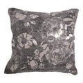 Vintage Flower kussen grijs 60x60cm
