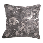Vintage Flower kussen grijs 60x60cm