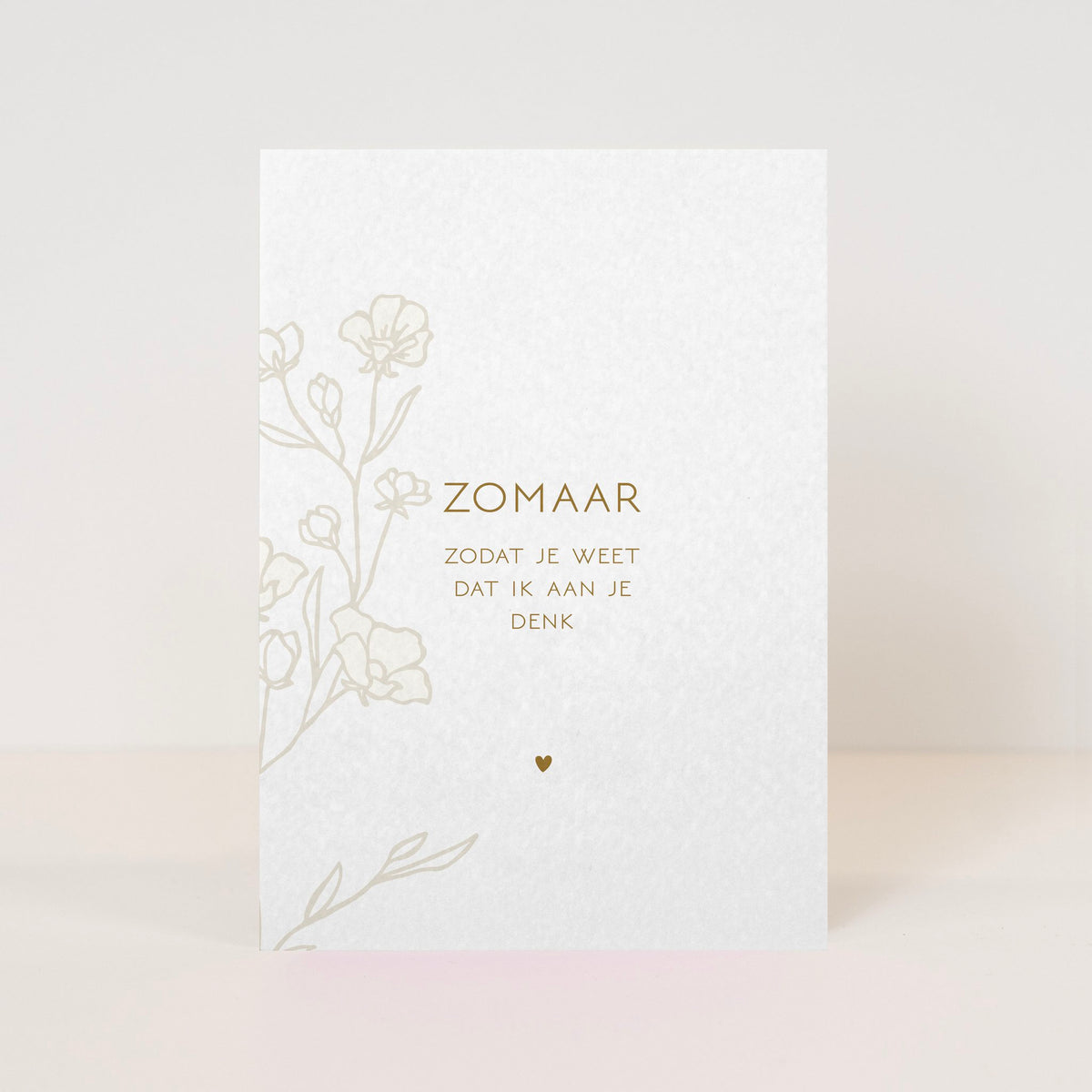 Postcard 'Zomaar, zodat je weet dat ik aan je denk'