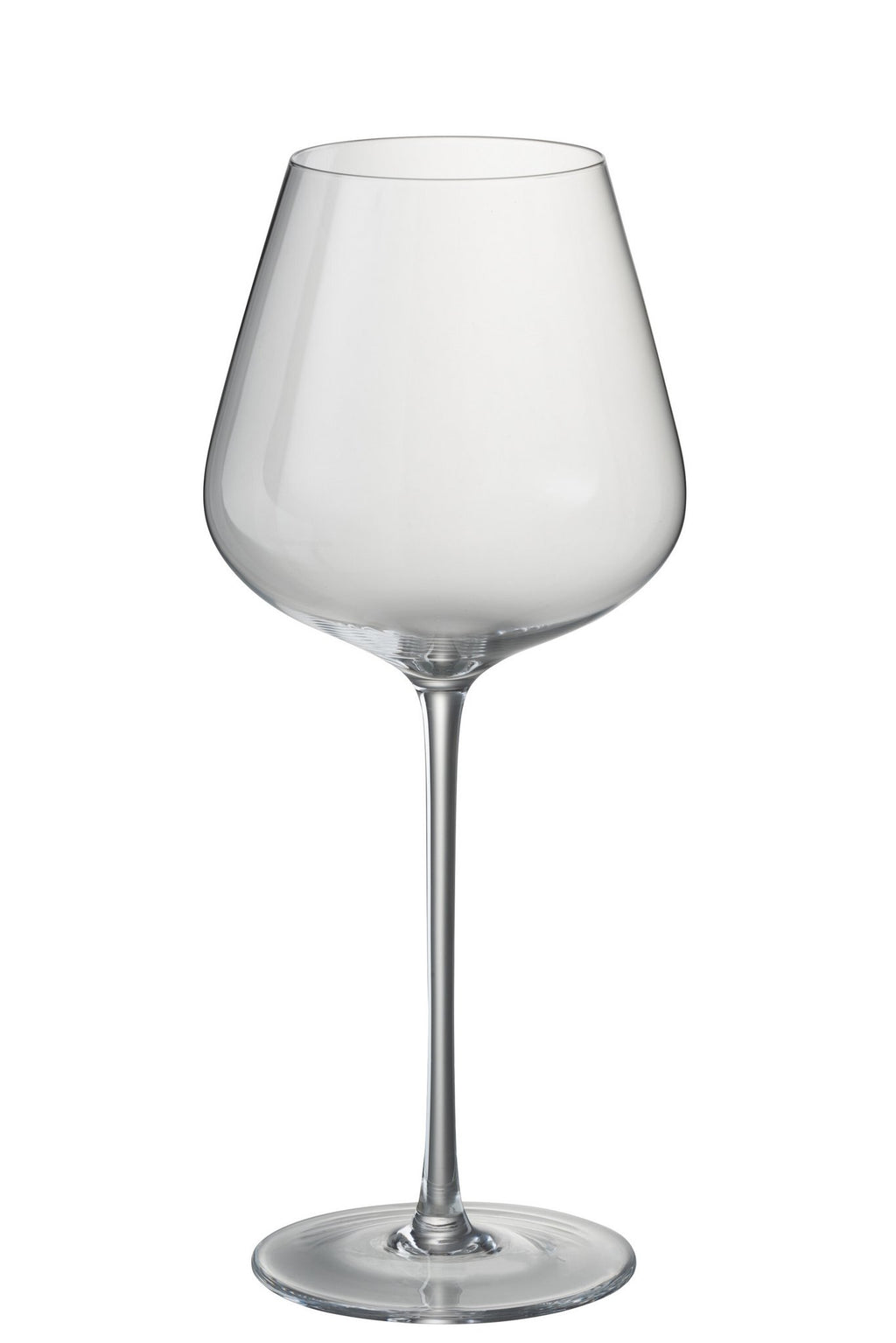 J-Line glas rode wijn Breed - kristalglas - transparant