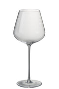 J-Line glas rode wijn Breed - kristalglas - transparant